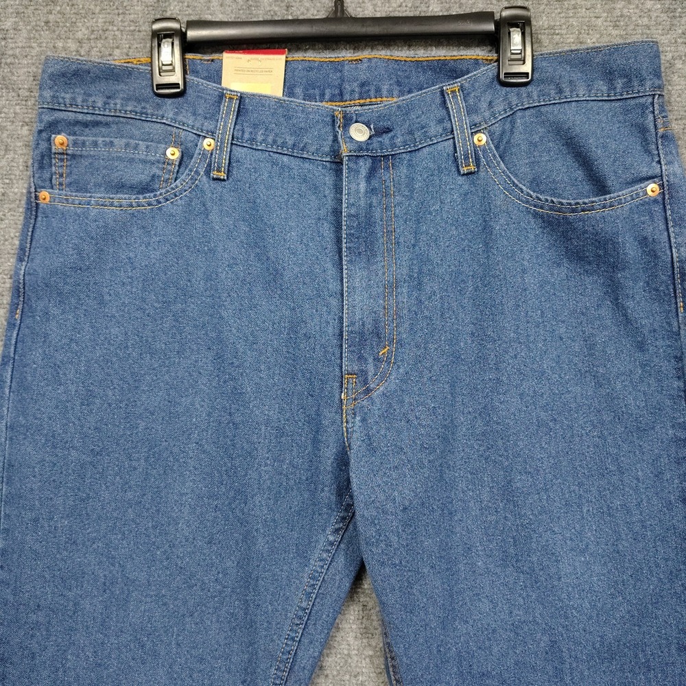 NEW Levi's 511 Jeans Men's 38X30 Blue Denim Slim Fit Straight Leg Stretch Casual - Picture 3 of 14